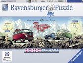 Ravensburger puzzel VW Bulli op Brennerpas - Panorama - Legpuzzel - 1000 stukjes