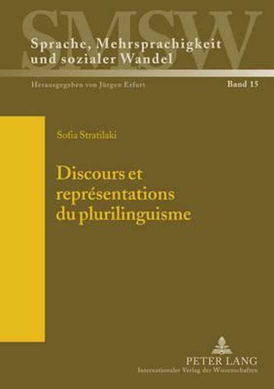 Discours et représentations du plurilinguisme - cover