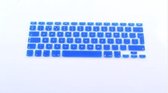 Xssive Toetsenbord cover voor MacBook 12 inch Retina - siliconen - donker blauw - NL indeling