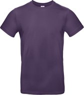 B&C Basic T-shirt E190 - Purple - Maat XL
