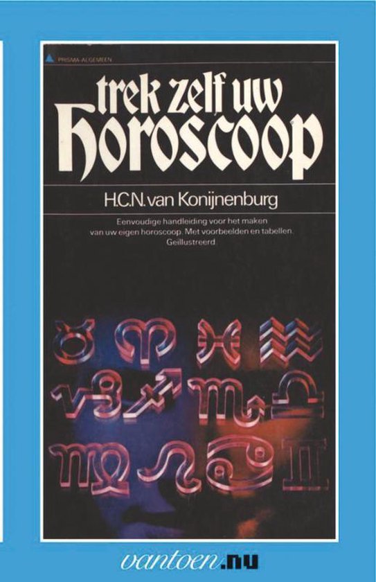 Cover van het boek 'Trek zelf uw horoscoop' van H.C.N. van Konijnenburg
