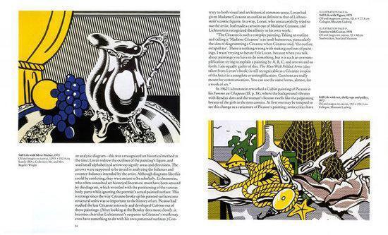 Stilleven met zilveren kan, schaal, druiven en citroen, in pop-artstijl.