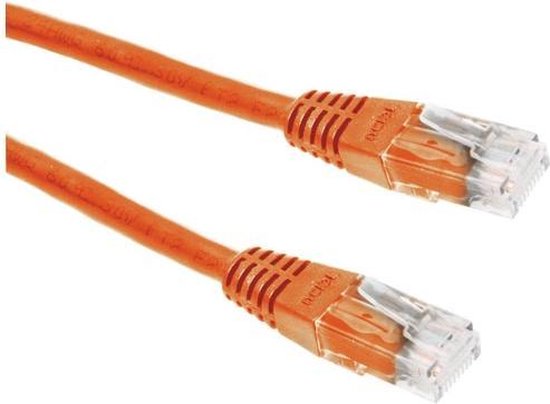 ICIDU UTP CAT5 Cross Network Cable, 2m 2m Oranje netwerkkabel | bol.com