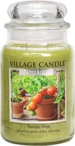 Village Candle Large Jar Geurkaars - Tomato Vino