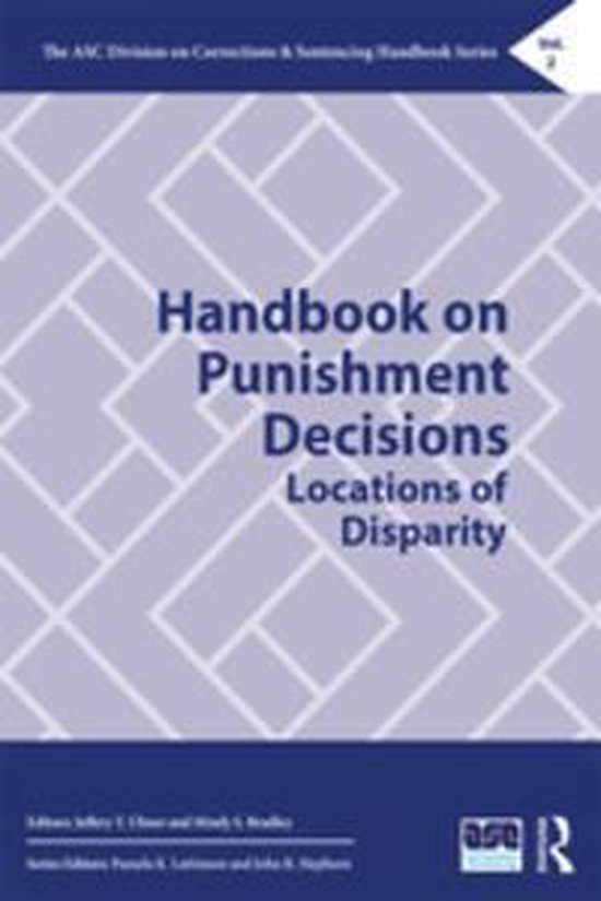 The ASC Division on Corrections & Sentencing Handbook Series ... - cover