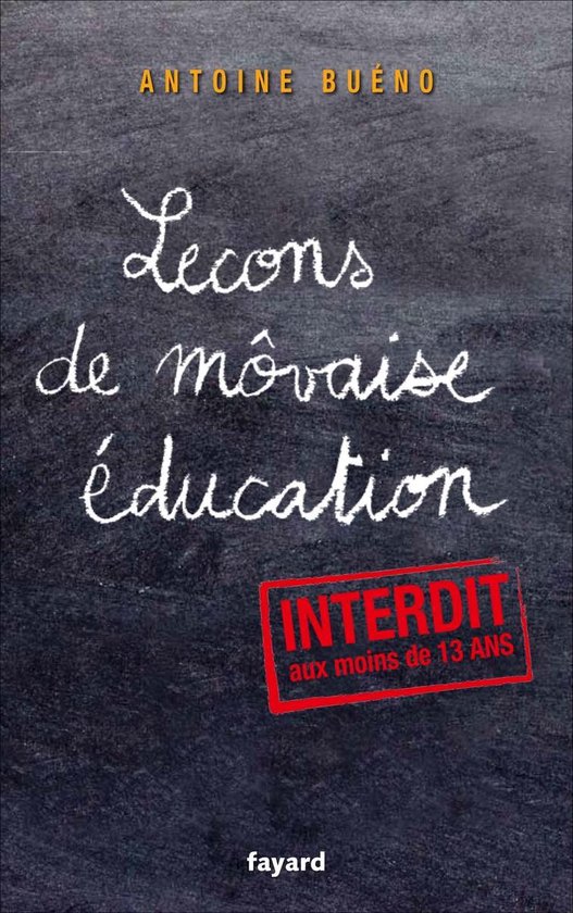 Lecons de môvaise éducation - cover