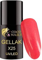 Coconails Gellak Koraal Fijne Glitter 5 ml (X25)