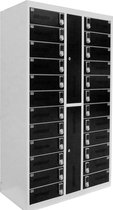 Safelock Laptopkast - Oplaadbare lockerkast met cijferslot - 24 laptops of tablets