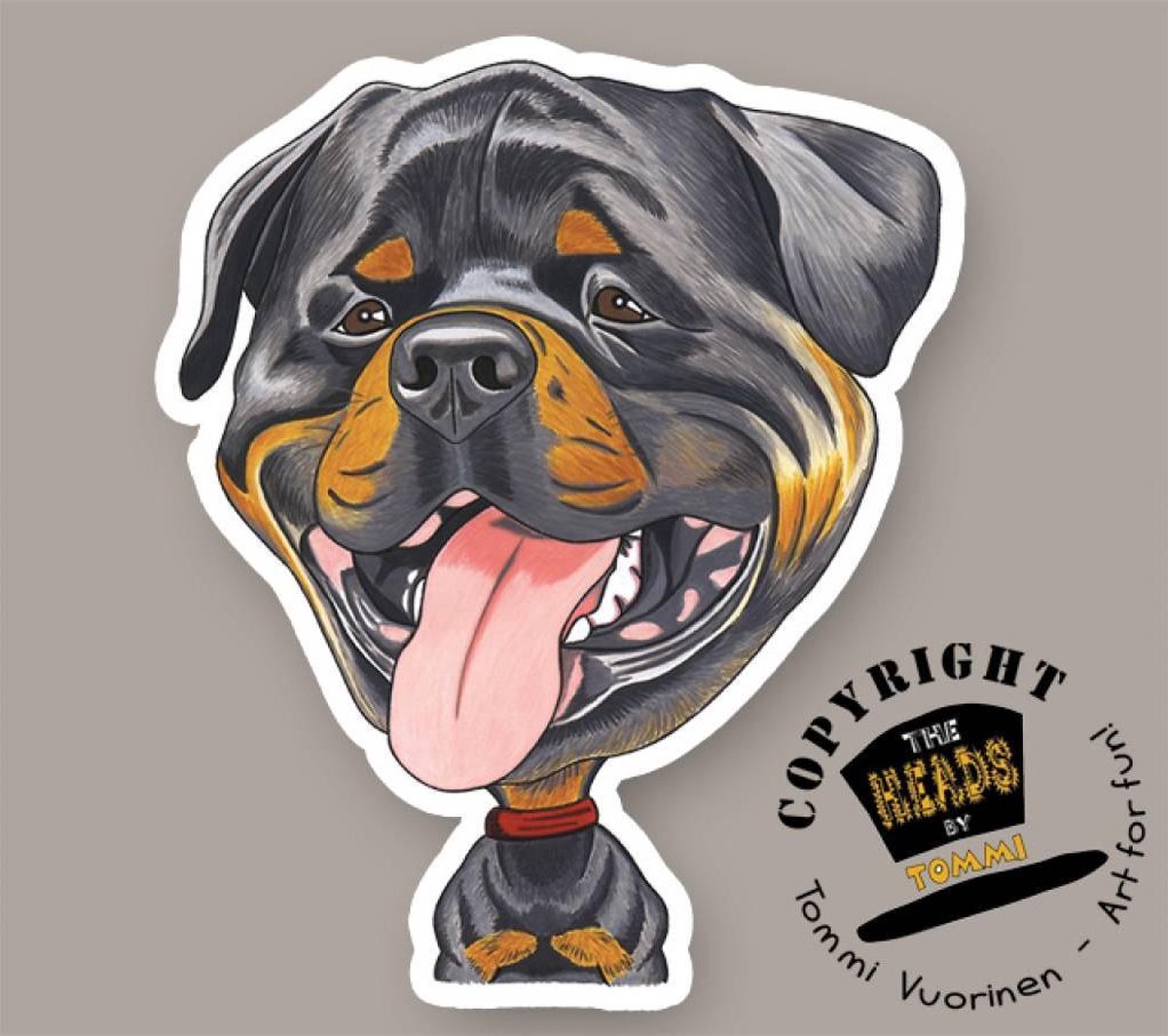 Magneet Hond Rottweiler