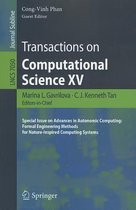 Transactions on Computational Science XV: Special Issue on Advances in Autonomic Computing