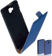 TCC Luxe Leder hoesje LG L9-2 Flip Case/Cover - Blauw - D605
