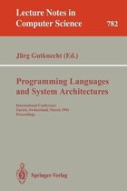 Programming Languages and System Architectures