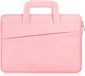 Shop4 - 11 inch Laptop Sleeve met Handvaten - Business Roze
