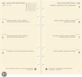 Succes Agendavulling 2024 - SENIOR - Kalendergedeelte Creme Papier - SENIOR - 1week/2pag (9.5cm x 15cm)
