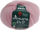 Borgo de Pazzi Amore 240 - 108 Roze. PAK MET 8 BOLLEN a 50 GRAM. KL.NUM. 67008.