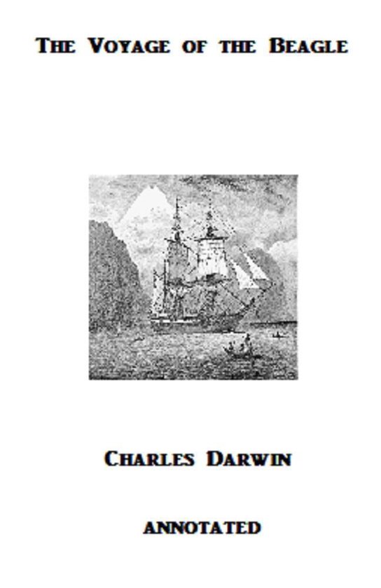 The Voyage of the Beagle (Annotated) - cover