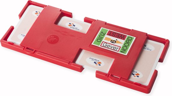 NBB-Bridge-kaartspel-Bridgeboards-rood-set van 12 boards-met stickervel |  Games | bol.com