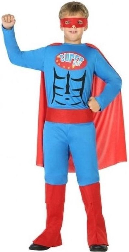 Superhelden verkleed set / kostuum voor jongens - carnavalskleding - voordelig geprijsd jaar)