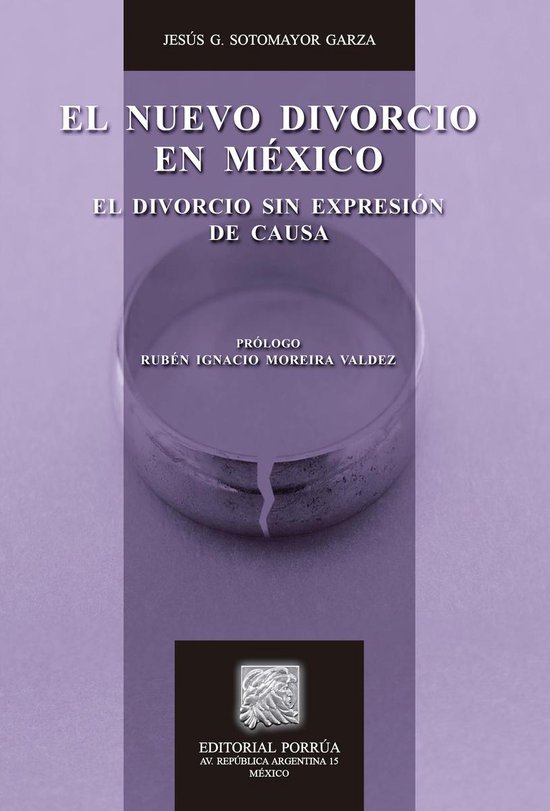 Biblioteca Jurídica Porrúa - El nuevo divorcio en México - cover
