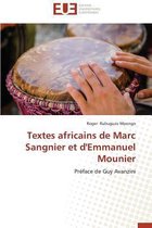 Omn.Univ.Europ.- Textes Africains de Marc Sangnier Et d'Emmanuel Mounier
