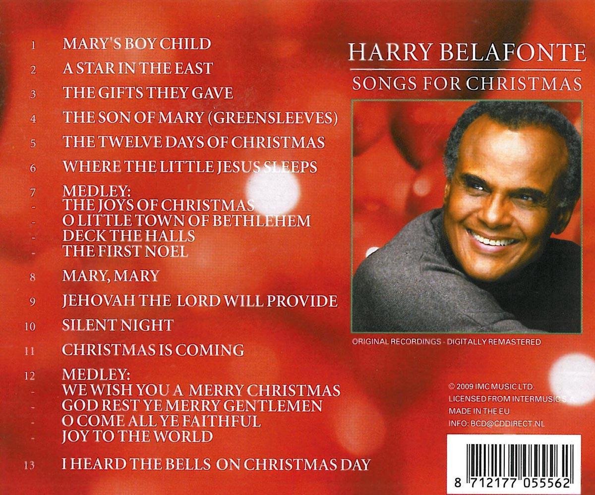 Songs for Christmas, Harry Belafonte  CD (album)  Muziek  bol.com