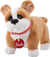 Trudi Knuffel Hond Bulldog 20 Cm Bruin /wit