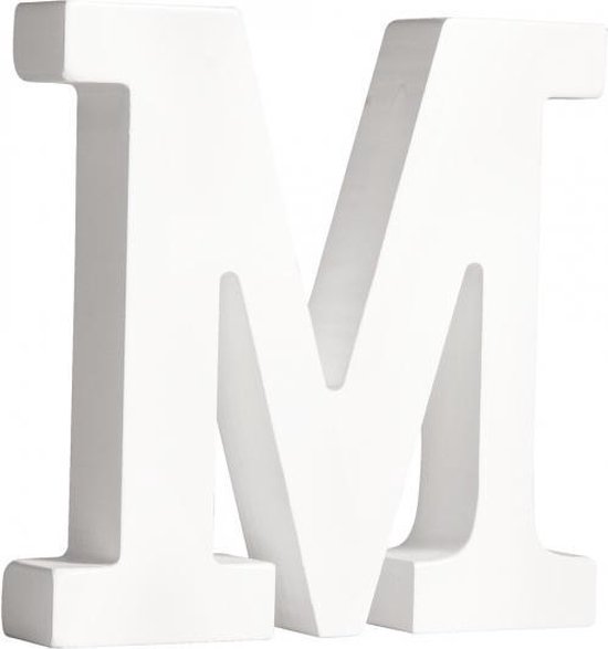 Houten letter M 11 cm | bol.com