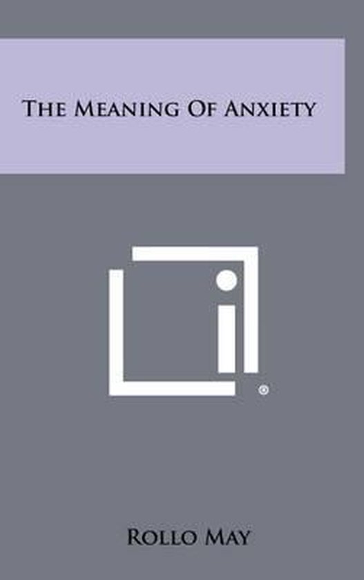 The Meaning of Anxiety - cover
