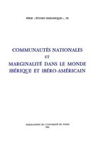 Études hispaniques - Communautés nationales et marginalité dans le monde ibérique et ibéro-américain