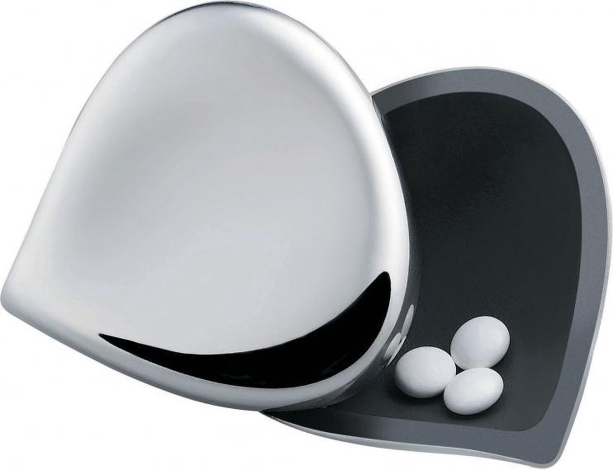Goedkoopste Alessi Chestnut Pillendoosje - rvs/kunststof