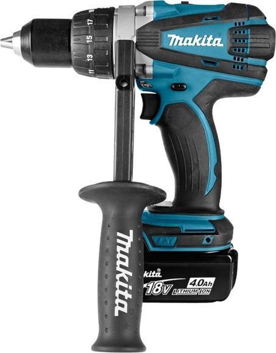 Makita DDF458RMJ Blau/Schwarz Akku-Bohrschrauber 4,0 Ah