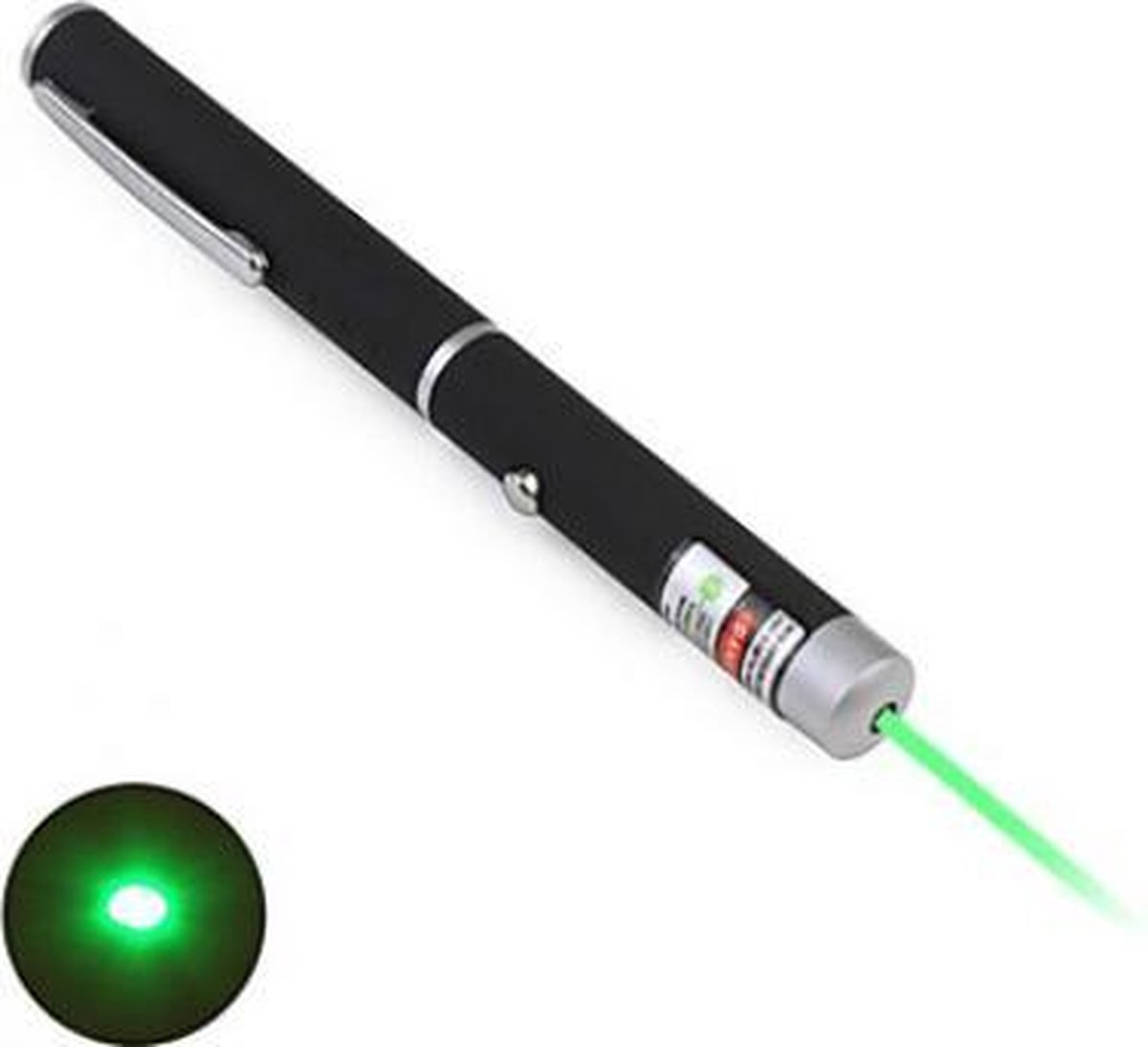 2x Groene laserpen - inclusief batterijen (1mW)