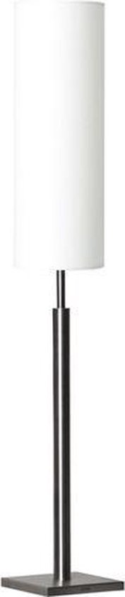 Bony Design vloerlamp rvs met ronde witte kap | bol.com
