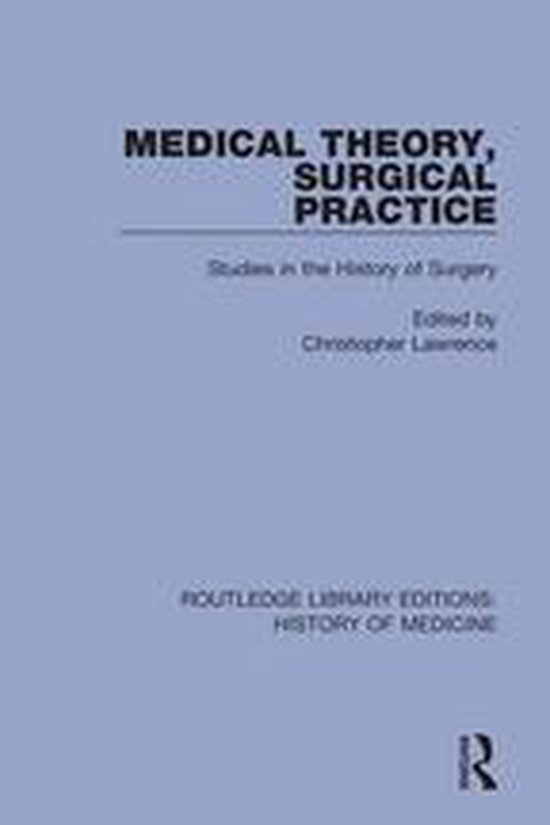 Routledge Library Editions: History of Medicine - Medical Th ... - cover