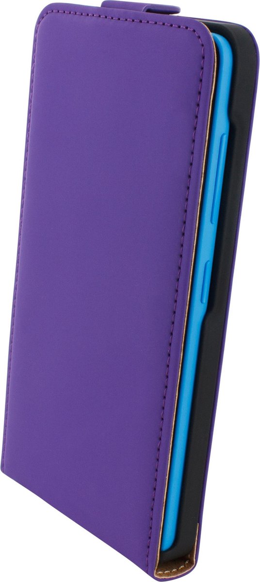 Mobiparts - Premium Flipcase - Microsoft Lumia 535 - paars