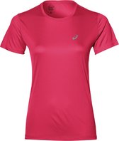 Asics Silver SS  Sportshirt - Maat XS  - Vrouwen - roze