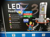h1 led 7200lm 60watt IP67