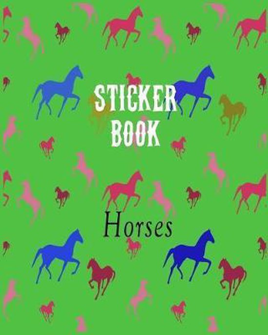 Sticker Book Horses