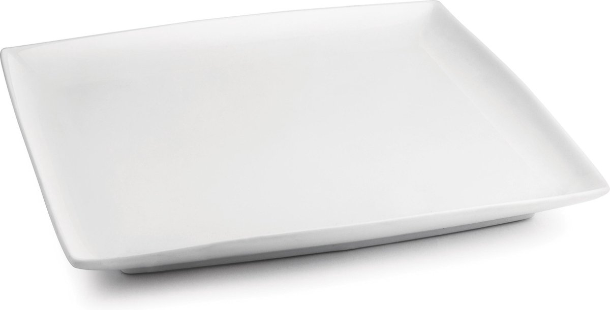 Yong Squito Dinerbord - 26 x 26 cm - Plat - Wit