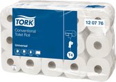 Tork Toiletpapier tissue 2-laags 30 rollen a 400 vellen Tork - Wit - Recycled tissue - Extra lange rol bespaart tijd tijdens het onderhoud