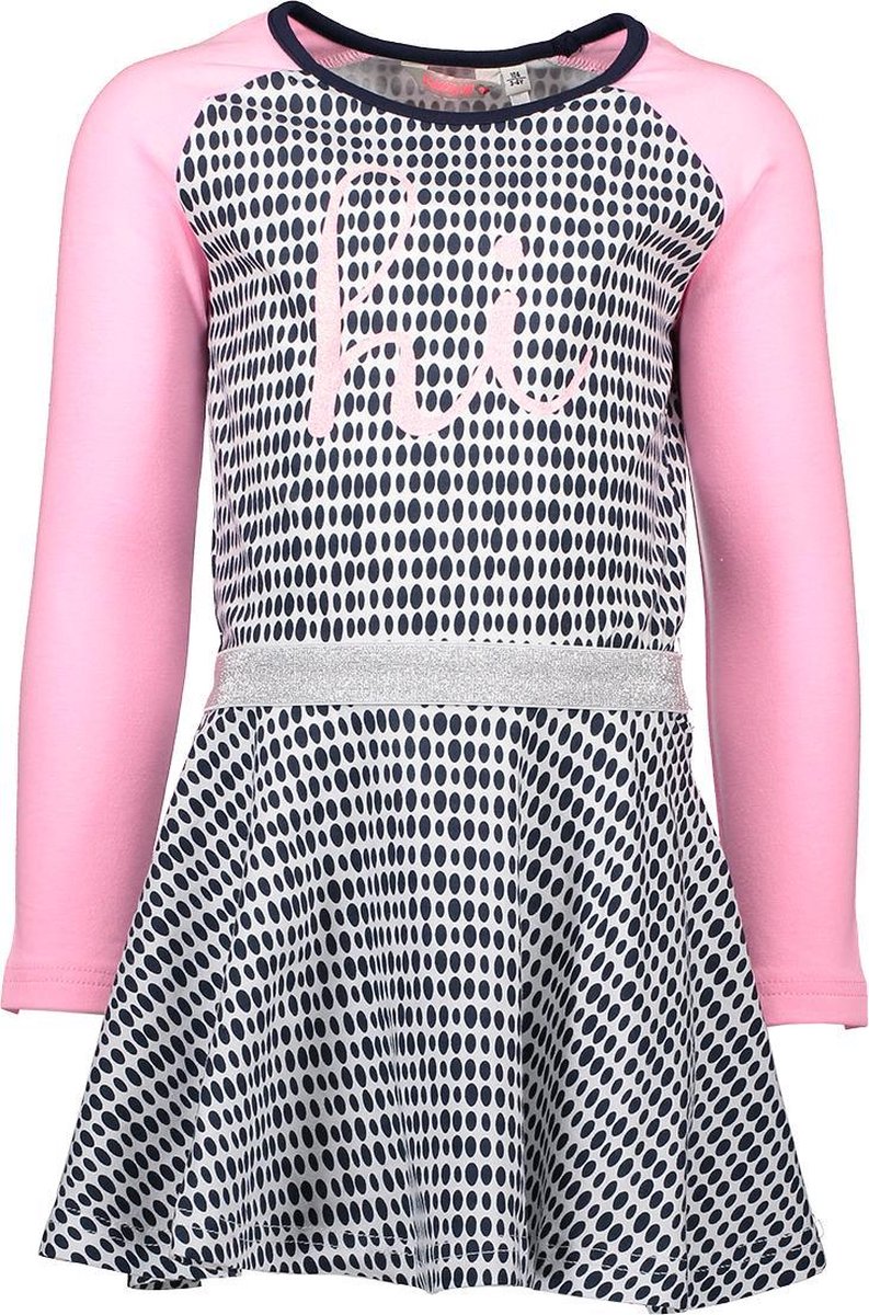 Bampidano Meisjes Jurk - navy allover - Maat 98