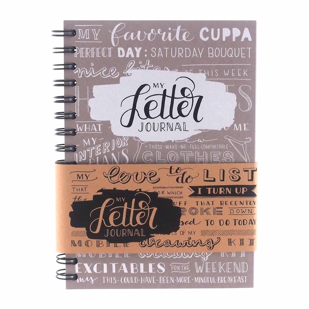 Bullet journal 'My Letter Journal' Taupe