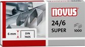 nietjes Novus 24/6 Super doos a 1000 stuks