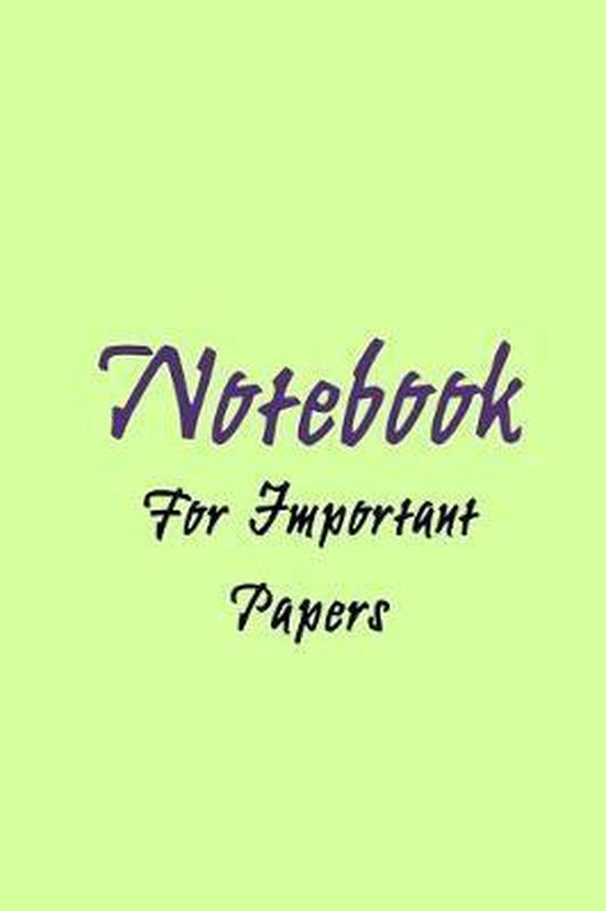 Notebook for Important Papers