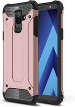 Armor Hybrid Hoesje Samsung Galaxy A6 Plus (2018) - Rose Gold