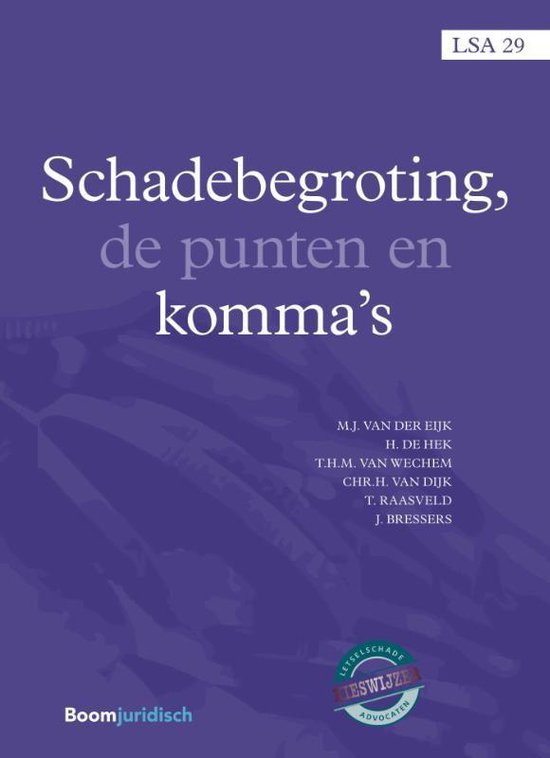 LSA-reeks 29 -   Schadebegroting, de punten en komma's - cover