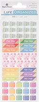 Paper House Life Organized Functional Stickers Budget