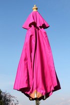 Hardhouten Parasol -  200 cm - verkrijgbaar in meerdere kleuren - Roze