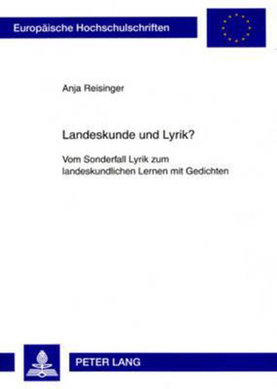 Landeskunde und Lyrik? - cover