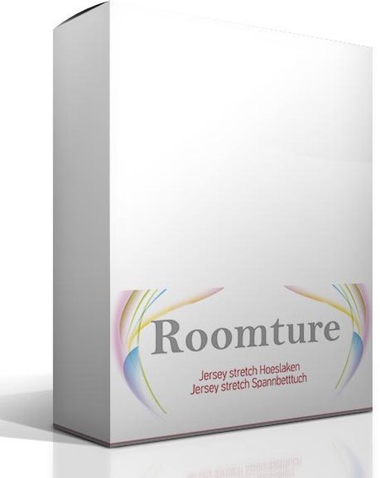 Roomture - Jersey hoeslaken - hoeslaken - ledikant - 60x120 - wit - Set 2 stuks